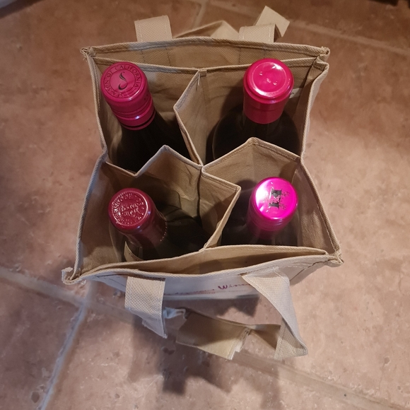 California Winery Tote Bags set of 3 Great for Picnics Travel Gift-Giving EUC - Picture 5 of 6